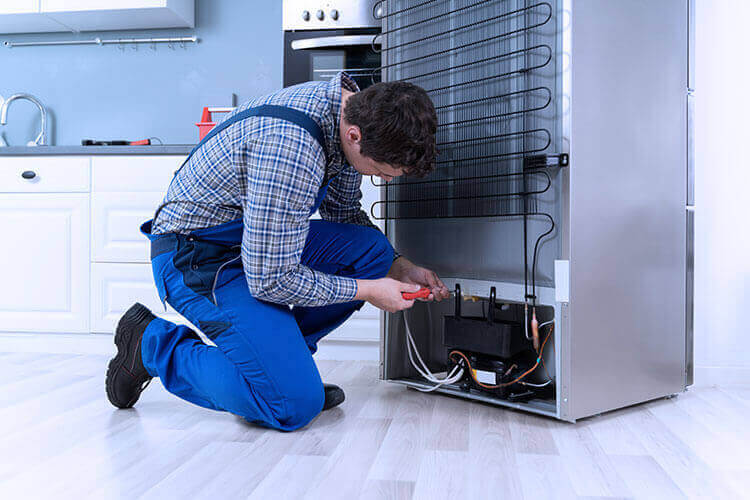 technician fixing